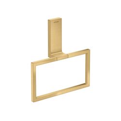 Hansgrohe AXOR Universal Rectangular Handtuchring, schwenkbar, Metall, Brushed Gold... HANSGROHE-42623250 4059625423448 (Abb. 1)