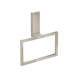 Hansgrohe AXOR Universal Rectangular Handtuchring, schwenkbar, Metall, Brushed Nick... HANSGROHE-42623820 4059625423356 (Abb. 1)