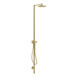 Hansgrohe AXOR Starck Duschsäule, Thermostat, Kopfbrause 240mm, 1jet, DN 15, Brushe... HANSGROHE-12672950 4059625435274 (Abb. 1)