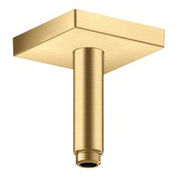 Hansgrohe AXOR ShowerSolutions Deckenanschluss 100mm eckig, DN 15, G 1/2", Brushed ... HANSGROHE-26437250 4059625407325 (Abb. 1)