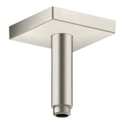 Hansgrohe AXOR ShowerSolutions Deckenanschluss 100mm eckig, DN 15, G 1/2", Edelstah... HANSGROHE-26437800 4059625407356 (Abb. 1)