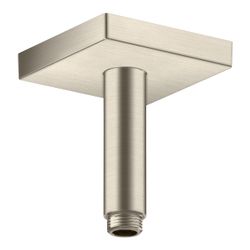 Hansgrohe AXOR ShowerSolutions Deckenanschluss 100mm eckig, DN 15, G 1/2", Brushed ... HANSGROHE-26437820 4059625407332 (Abb. 1)