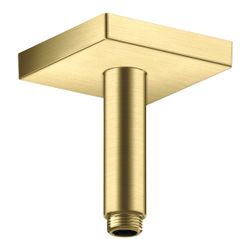 Hansgrohe AXOR ShowerSolutions Deckenanschluss 100mm eckig, DN 15, G 1/2", Brushed ... HANSGROHE-26437950 4059625407318 (Abb. 1)