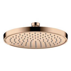 Hansgrohe AXOR ShowerSolutions Kopfbrause 220mm, 7,4l/min, 1jet EcoSmart, Polished ... HANSGROHE-35383300 4059625406885 (Abb. 1)