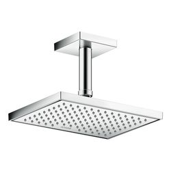 Hansgrohe AXOR ShowerSolutions Deckenanschluss 100mm eckig, DN 15, G 1/2", Chrom... HANSGROHE-26437000 4059625400371 (Abb. 1)