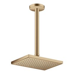 Hansgrohe AXOR ShowerSolutions Deckenanschluss 300mm, DN 15, G 1/2", Brushed Bronze... HANSGROHE-26433140 4059625124208 (Abb. 1)