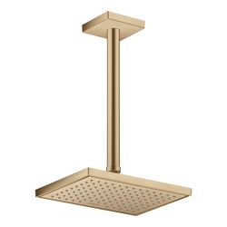 Hansgrohe AXOR ShowerSolutions Deckenanschluss 300mm eckig, DN 15, G 1/2", Brushed ... HANSGROHE-26438140 4059625402795 (Abb. 1)