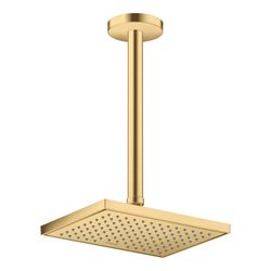 Hansgrohe AXOR ShowerSolutions Deckenanschluss 300mm, DN 15, G 1/2", Brushed Gold O... HANSGROHE-26433250 4059625124222 (Abb. 1)