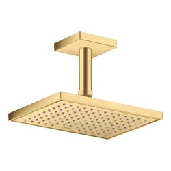 Hansgrohe AXOR ShowerSolutions Deckenanschluss 100mm eckig, DN 15, G 1/2", Brushed ... HANSGROHE-26437250 4059625407325 (Abb. 1)