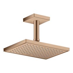 Hansgrohe AXOR ShowerSolutions Kopfbrause, 7,4l/min, 245x185mm, 1jet, EcoSmart, Bru... HANSGROHE-35374310 4059625406717 (Abb. 1)
