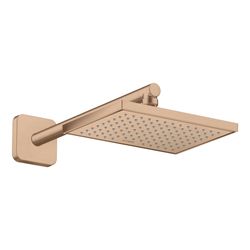 Hansgrohe AXOR ShowerSolutions Kopfbrause, 7,4l/min, 245x185mm, 1jet, EcoSmart, Bru... HANSGROHE-35374310 4059625406717 (Abb. 1)
