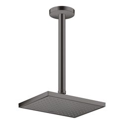 Hansgrohe AXOR ShowerSolutions Deckenanschluss 300mm, DN 15, G 1/2", Brushed Black ... HANSGROHE-26433340 4059625124192 (Abb. 1)