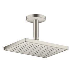 Hansgrohe AXOR ShowerSolutions Deckenanschluss 100mm, DN 15, G 1/2", Edelstahl Opti... HANSGROHE-26432800 4059625124116 (Abb. 1)