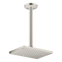 Hansgrohe AXOR ShowerSolutions Deckenanschluss 300mm, DN 15, G 1/2", Edelstahl Opti... HANSGROHE-26433800 4059625124246 (Abb. 1)