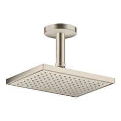 Hansgrohe AXOR ShowerSolutions Deckenanschluss 100mm, DN 15, G 1/2", Brushed Nickel... HANSGROHE-26432820 4059625030066 (Abb. 1)