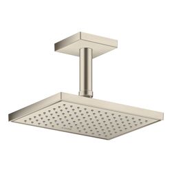 Hansgrohe AXOR ShowerSolutions Deckenanschluss 100mm eckig, DN 15, G 1/2", Brushed ... HANSGROHE-26437820 4059625407332 (Abb. 1)