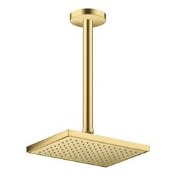 Hansgrohe AXOR ShowerSolutions Deckenanschluss 300mm, DN 15, G 1/2", Brushed Brass... HANSGROHE-26433950 4059625124185 (Abb. 1)