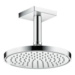 Hansgrohe AXOR ShowerSolutions Deckenanschluss 100mm eckig, DN 15, G 1/2", Chrom... HANSGROHE-26437000 4059625400371 (Abb. 1)