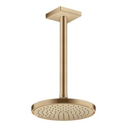 Hansgrohe AXOR ShowerSolutions Deckenanschluss 300mm eckig, DN 15, G 1/2", Brushed ... HANSGROHE-26438140 4059625402795 (Abb. 1)