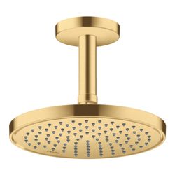 Hansgrohe AXOR ShowerSolutions Kopfbrause 220mm, 7,4l/min, 1jet EcoSmart, Brushed G... HANSGROHE-35383250 4059625406830 (Abb. 1)