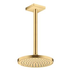 Hansgrohe AXOR ShowerSolutions Kopfbrause 220mm, 7,4l/min, 1jet EcoSmart, Brushed G... HANSGROHE-35383250 4059625406830 (Abb. 1)