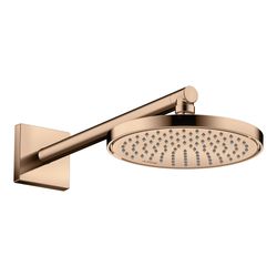 Hansgrohe AXOR ShowerSolutions Brausearm 390mm eckig, G 1/2", Polished Red Gold... HANSGROHE-26436300 4059625407301 (Abb. 1)