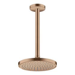 Hansgrohe AXOR ShowerSolutions Kopfbrause 220mm, 5,6l/min, 1jet EcoSmartPlus, Brush... HANSGROHE-35388310 4059625406991 (Abb. 1)