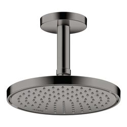 Hansgrohe AXOR ShowerSolutions Deckenanschluss 100mm, DN 15, G 1/2", Polished Black... HANSGROHE-26432330 4059625124123 (Abb. 1)