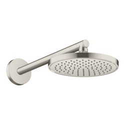 Hansgrohe AXOR ShowerSolutions Kopfbrause 220mm, 7,4l/min, 1jet EcoSmart, Edelstahl... HANSGROHE-35383800 4059625406861 (Abb. 1)