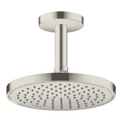 Hansgrohe AXOR ShowerSolutions Deckenanschluss 100mm, DN 15, G 1/2", Edelstahl Opti... HANSGROHE-26432800 4059625124116 (Abb. 1)