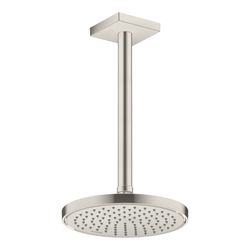 Hansgrohe AXOR ShowerSolutions Deckenanschluss 300mm eckig, DN 15, G 1/2", Edelstah... HANSGROHE-26438800 4059625407424 (Abb. 1)