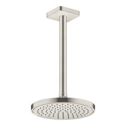 Hansgrohe AXOR ShowerSolutions Kopfbrause 220mm, 7,4l/min, 1jet EcoSmart, Edelstahl... HANSGROHE-35383800 4059625406861 (Abb. 1)