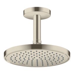 Hansgrohe AXOR ShowerSolutions Deckenanschluss 100mm, DN 15, G 1/2", Brushed Nickel... HANSGROHE-26432820 4059625030066 (Abb. 1)