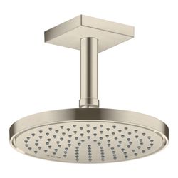 Hansgrohe AXOR ShowerSolutions Kopfbrause 220mm, 7,4l/min, 1jet EcoSmart, Brushed N... HANSGROHE-35383820 4059625406847 (Abb. 1)