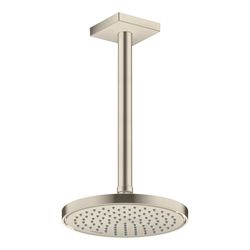 Hansgrohe AXOR ShowerSolutions Kopfbrause 220mm, 7,4l/min, 1jet EcoSmart, Brushed N... HANSGROHE-35383820 4059625406847 (Abb. 1)