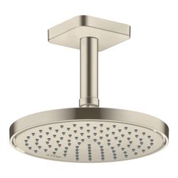 Hansgrohe AXOR ShowerSolutions Kopfbrause 220mm, 7,4l/min, 1jet EcoSmart, Brushed N... HANSGROHE-35383820 4059625406847 (Abb. 1)