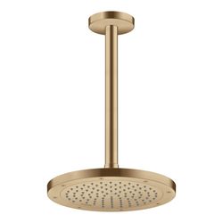 Hansgrohe AXOR ShowerSolutions Kopfbrause 245mm, 10,1l/min, 1jet, Brushed Bronze... HANSGROHE-35380140 4059625415078 (Abb. 1)