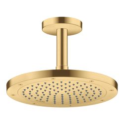Hansgrohe AXOR ShowerSolutions Kopfbrause 245mm, 10,1l/min, 1jet, Brushed Gold Opti... HANSGROHE-35380250 4059625407042 (Abb. 1)