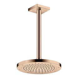 Hansgrohe AXOR ShowerSolutions Deckenanschluss 300mm eckig, DN 15, G 1/2", Polished... HANSGROHE-26438300 4059625407448 (Abb. 1)
