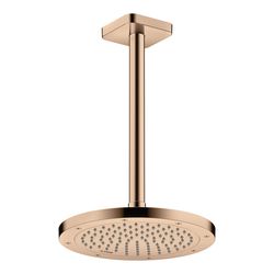 Hansgrohe AXOR ShowerSolutions Kopfbrause 245mm, 10,1l/min, 1jet, Polished Red Gold... HANSGROHE-35380300 4059625407097 (Abb. 1)
