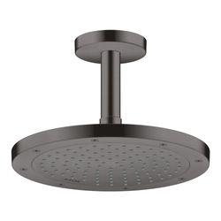 Hansgrohe AXOR ShowerSolutions Deckenanschluss 100mm, DN 15, G 1/2", Brushed Black ... HANSGROHE-26432340 4059625123263 (Abb. 1)