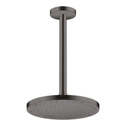 Hansgrohe AXOR ShowerSolutions Deckenanschluss 300mm, DN 15, G 1/2", Brushed Black ... HANSGROHE-26433340 4059625124192 (Abb. 1)