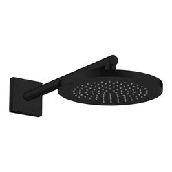 Hansgrohe AXOR ShowerSolutions Kopfbrause 245mm, 9l/min, 1jet EcoSmart, Mattschwarz... HANSGROHE-35381670 4059625415245 (Abb. 1)
