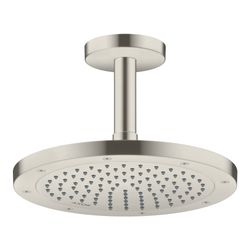 Hansgrohe AXOR ShowerSolutions Deckenanschluss 100mm, DN 15, G 1/2", Edelstahl Opti... HANSGROHE-26432800 4059625124116 (Abb. 1)