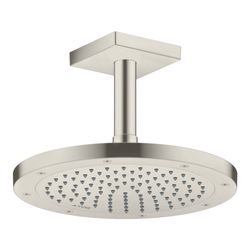 Hansgrohe AXOR ShowerSolutions Kopfbrause 245mm, 9l/min, 1jet EcoSmart, Edelstahl O... HANSGROHE-35381800 4059625407141 (Abb. 1)