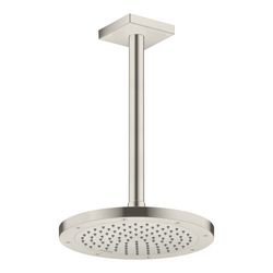 Hansgrohe AXOR ShowerSolutions Deckenanschluss 300mm eckig, DN 15, G 1/2", Edelstah... HANSGROHE-26438800 4059625407424 (Abb. 1)