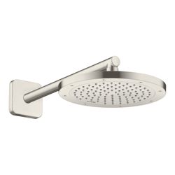Hansgrohe AXOR ShowerSolutions Kopfbrause 245mm, 9l/min, 1jet EcoSmart, Edelstahl O... HANSGROHE-35381800 4059625407141 (Abb. 1)