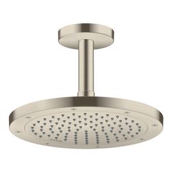 Hansgrohe AXOR ShowerSolutions Deckenanschluss 100mm, DN 15, G 1/2", Brushed Nickel... HANSGROHE-26432820 4059625030066 (Abb. 1)