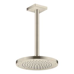 Hansgrohe AXOR ShowerSolutions Deckenanschluss 300mm eckig, DN 15, G 1/2", Brushed ... HANSGROHE-26438820 4059625407400 (Abb. 1)