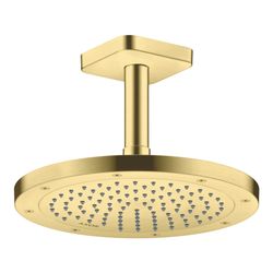Hansgrohe AXOR ShowerSolutions Kopfbrause 245mm, 9l/min, 1jet EcoSmart, Brushed Bra... HANSGROHE-35381950 4059625407103 (Abb. 1)
